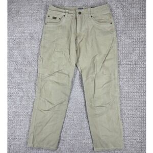 Kuhl Revolvr Pants Mens 32x30 Khaki Tan Cotton Blend Hiking Outdoor Workwear